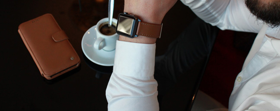 leather strap for apple watch